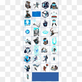 Click For Full Sized Image Symmetra - Overwatch Symmetra Logo Png Clipart