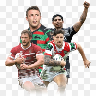 Super On Tour - Rugby League Players Png Clipart