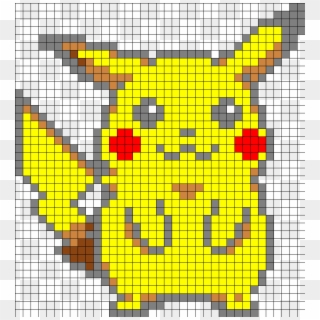 Pikachu Perler Bead Pattern / Bead Sprite - Pikachu Hama Pattern ...