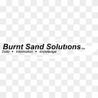 Burnt Sand Solutions Logo Black And White - Avia Solutions Group Clipart