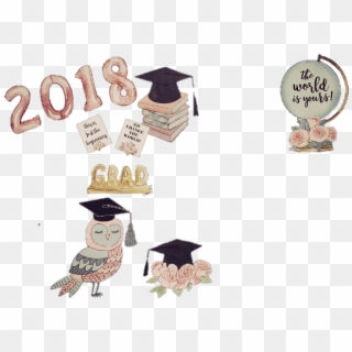 #shabbychic #sticker #graduation #vector #watercolor - Graduation Clipart