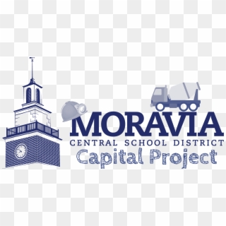 Moravia Logo With Construction Icons - Truck Clipart