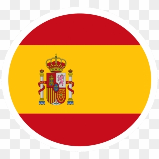 Round Spain Flag Icon Clipart