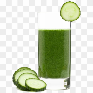 Smoothie Transparent Green - Cucumber Juice Png Clipart