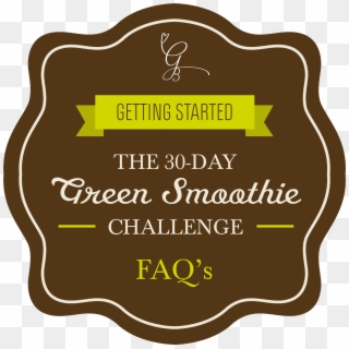 Green Smoothie Challenge Faq - Calligraphy Clipart