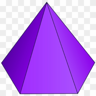 Hexagonal Based D Shape Geometry Nets Of - Hexagonal Pyramid 3d Shape Clipart