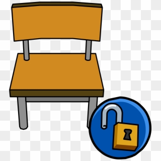 Furniture Clipart Student Chair - School Chair Clipart Png Transparent Png