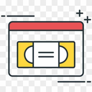 Vhs Tape Icon - Graphics Clipart
