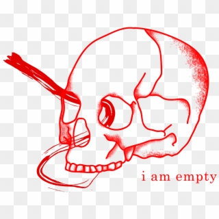 Art Rascova Artists On Tumblr Lineart Red Png Transparent - Transparent Skull Clipart