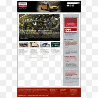 Freightliner Custom Chassis Competitors, Revenue And - Online Advertising Clipart