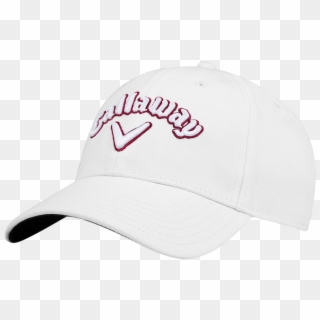 Headwear, Hat, Callaway Heritage Twill Golf Hat, White/white/red - Baseball Cap Clipart