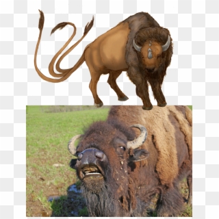 1080px Bison Tauros - Realistic Tauros Clipart