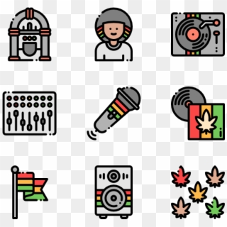 Reggae - Human Rights Vector Png Clipart