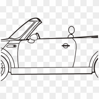 This Free Icons Png Design Of Mini Convertible - Draw A Mini Cooper Clipart