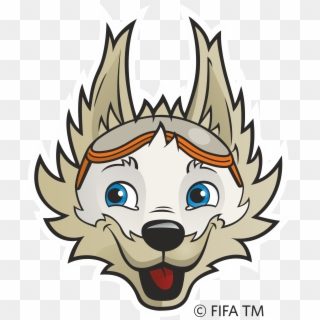 2018 Fifa World Cup Logo & Mascot Zabivaka Logo [fifa - Zabivaka Tshirts Clipart
