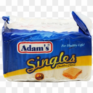 Adam's Singles Cheddar Cheese Clipart