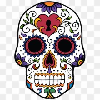 Halloween Vs Dia De Los Muertos Piktochart Visual Editor - Sugar Skull Clipart