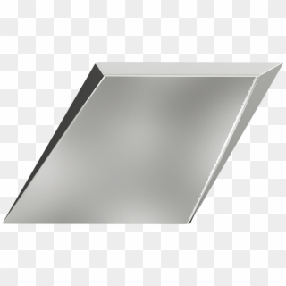Zyx Silver Glossy Rombo Drop - Flat Panel Display Clipart