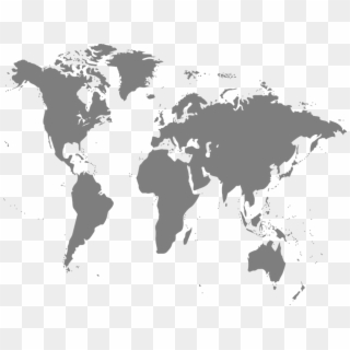 Free Png Peta Dunia Png Image With Transparent Background - Gray World Map Clip Art