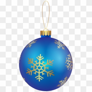 Christmas Ornament Blue Png Clip Art Image - Portable Network Graphics Transparent Png