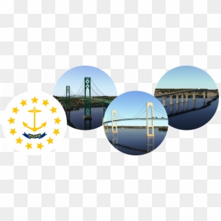 Bridges Of Rhode Island - Reflection Clipart