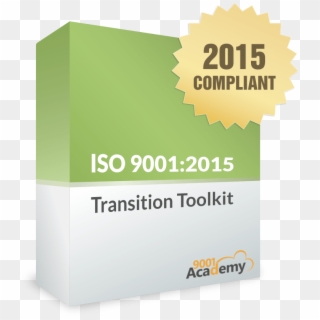 9001 Transition Toolkit Box Compliant Badge En - Graphic Design Clipart