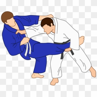 Kibisu Gaeshi - Single Leg Takedown Judo Clipart