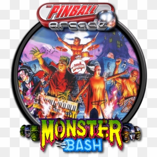 Monster Bash - Monster Bash Pinball Translite Clipart