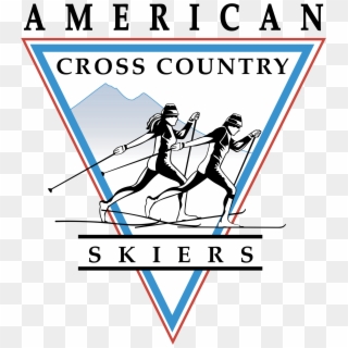 American Cross Country Skiers Logo Png Transparent - Cross Country Skiing Clipart