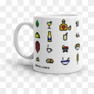 Pixel Food Mug - Mug Clipart