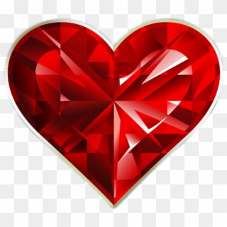 #hearts #heart #ruby #gem #rubies #gems #jewels #redjewel - J Love Images Hd Clipart