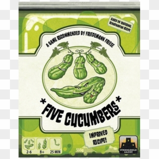 Five Cucumbers Board Game Clipart
