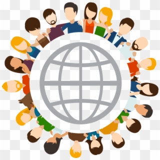 Global Friends Social Network Clipart , Png Download - High Speed Internet Icon Transparent Png