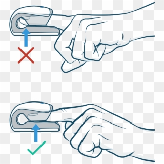 Corsense Finger Placement - Hand Positions Clipart