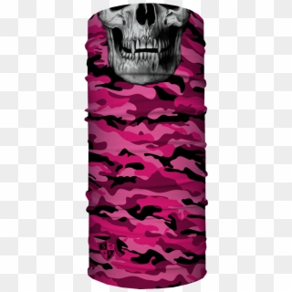 Pink Military Camo Skull - Camuflagem Png Clipart