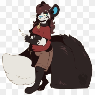 Soft Tails, But Thicc - Cartoon Clipart