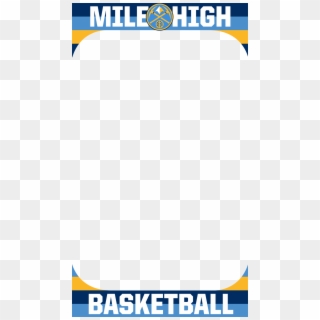 A Very Cool Snap Chat Filter For The Denver Nuggets - Denver Nuggets Clipart