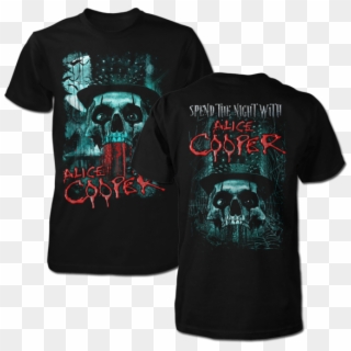 Skull Eyes Tee - Alice Cooper 2018 Tour Shirt Clipart