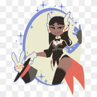 Will She Pull Out Some Thicc From That Hat Besides - Symmetra Magician Skin Fanart Clipart
