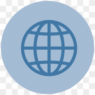 Globe With Meridians Emoji , Png Download - Internet World Icon Clipart
