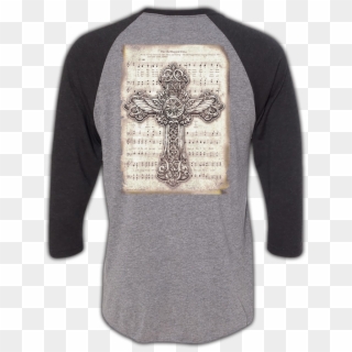 "the Old Rugged Cross" Raglan - Long-sleeved T-shirt Clipart