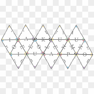 There Is A Unique Way Of Doing This, And The Net Of - Platonic Solid Clipart