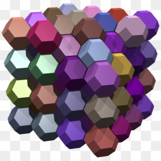 Truncated Icosahedral Tessellation Of 3-space - Dodecahedron Stack Clipart