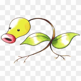 Bellsprout Pokemon Red And Blue Official Art - Pokemon Red Bellsprout Clipart