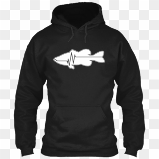 Flatline Fish Hoodie - Ideas For Basketball Aunt Shirts Clipart