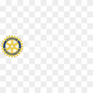 White Rotary Logo Png Clipart