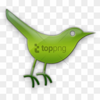 Free Png Green Bird Icon Png Image With Transparent - Twitter Bird Icon Clipart