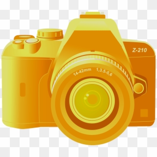 Camera2 Mgx Gold - Gold Camera Icon Transparent Clipart