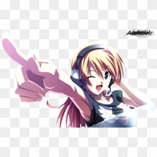 Anime Girl Dj Png , Png Download Clipart