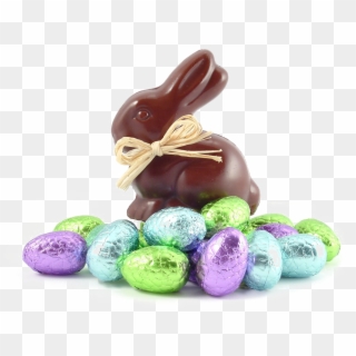 Easter Candy Png - Chocolate Eggs And Bunnies Clipart